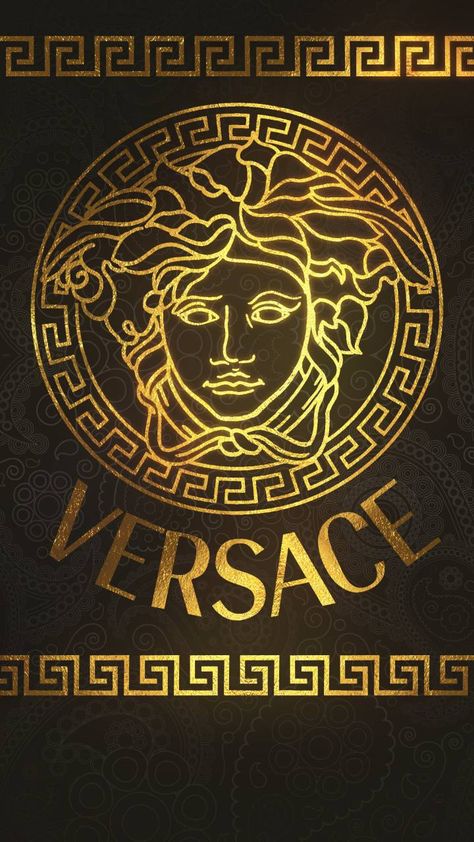 Versace Wallpaper Gold, Versace Wallpaper Iphone, Versace Logo Wallpapers, Versace Background, Versace Logo Design, Versace Aesthetic, Versace 2020, Gucci Wallpaper Iphone, Medusa Versace