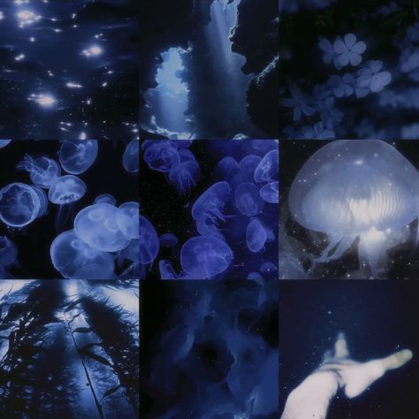 Moodboard dump ‧₊˚✩彡 all moodboards made by me :3 The last one is of my friend stevie :) #therian #moodboardsaesthetic #moodboard #moodboards #aesthetic #therianthropy Deep Sea Moodboard, Jellyfish Moodboard, Sea Moodboard, Ocean Moodboard, Moodboards Aesthetic, Ocean Goddess, Goddess Aesthetic, Lemon Demon, Blue Board