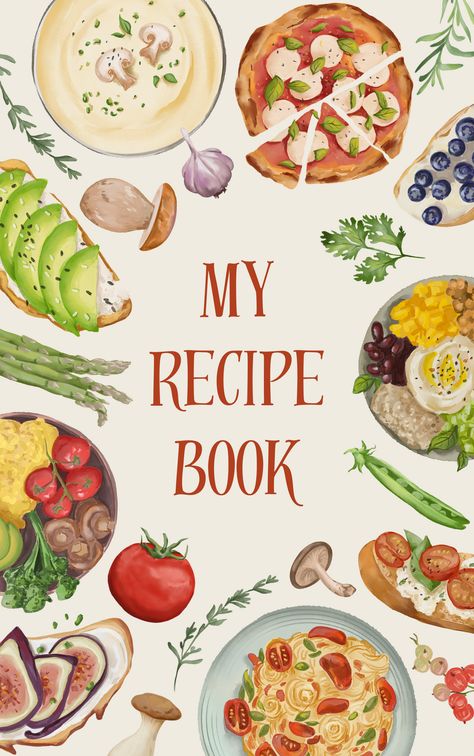 My Recipe Book, Recipe Book, Illustrations