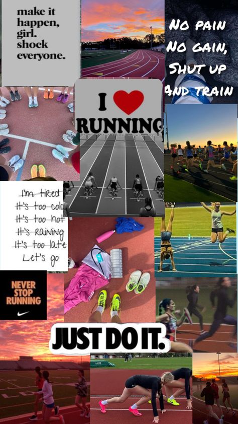 #track #running Running Iphone Wallpaper, Cross Country Wallpaper Iphone, Track Collage, Track Aesthetic Running, Track Wallpapers, College Track And Field, Track And Field Background, Track N Field, Cross Country Motivation