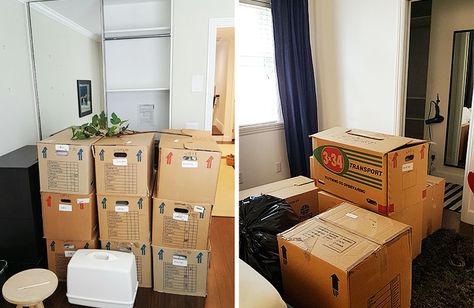 How to move in one week - and pack your house in 7 hours Moving In One Week, Fastest Way To Pack A House, Moving In Two Weeks, Moving In 2 Weeks, How To Pack To Move In A Week, How To Pack A House To Move Quickly, Moving Prep, Moving House Packing, Moving Hacks