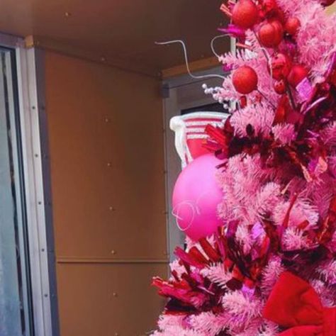 Jingle Belle House on Instagram: "CHRISTMAS GOALS!!! 🎄🎄🎄🎄 I love Pink and Red for Christmas 💕💕💕 This pic is by @shoppresleypaige and they have an amazing Christmas display this year 🎄I think it is playful, fun and elegant all at the same time. Thoughts??" Pink Christmas Display, Hot Pink And Red Christmas Tree, Hot Pink Christmas, Christmas Goals, I Love Pink, Red Christmas Tree, Instagram Christmas, Christmas Display, Christmas 2024