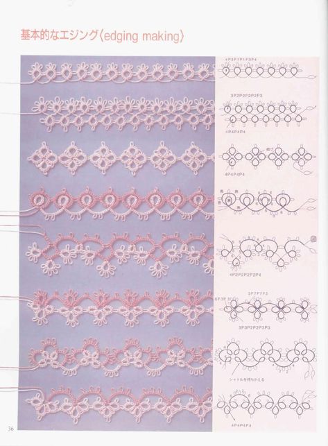 Needle Tatting Tutorial, Írska Čipka, Jewelry Tutorials Free, Tatting Patterns Free, Háčkované Lemy, Needle Tatting Patterns, Shuttle Tatting Patterns, Tatting Earrings, Tatting Tutorial