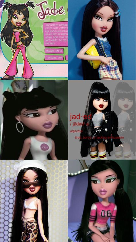 Bratz Doll Outfits Halloween Jade, Jade Inspired Outfits Bratz, Jade Bratz Doll Outfits, Bratz Skirt Outfit, Jade Bratz Halloween Costume, Jade Bratz Costume, Jade Bratz Outfits Inspiration, Bratz Jade Outfit, Bratz Costume Ideas