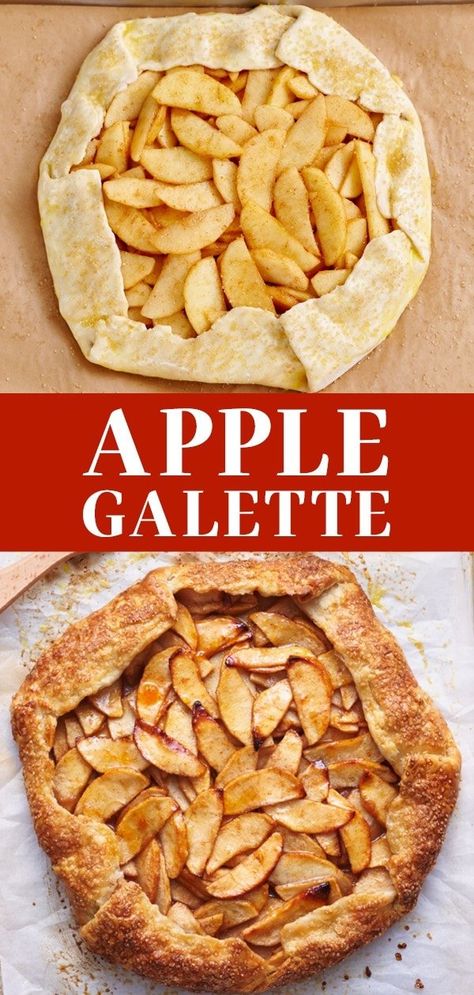 Rustic Apple Tart, Apple Pie Crust, Tart Crust, Apple Tart Recipe, Rustic Dessert, Apple Desserts Easy, Apple Galette, Summer Pie, Galette Recipe