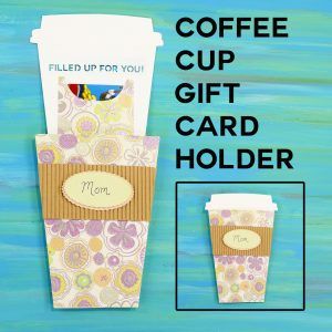 Coffee Cup Gift Card Holder, Card Holder Template, Gift Card Holder Template, Paper Apple, Jennifer Maker, Coffee Gifts Card, Gift Card Holders, Coffee Cards, Cricut Cards