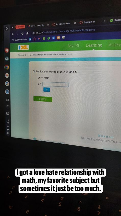 anybody else do IXL? #math #school #homework #relatable #fyp #fypshuffle #trendy #popular Ixl Math, Ixl Learning, School Homework, Math School, My Favourite Subject, Linear Equations, Algebra 1, Equations, Homework