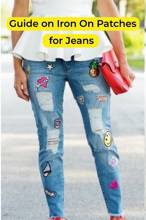 Upgrade your jeans game with our easy guide on iron-on patches – transform your denim effortlessly and keep those patches securely stylish! How To Patch Jeans, Patches For Jeans, Iron Patches, Best Iron, Jeans Look, Patched Jeans, How To Sew, Best Practices, Explore The World