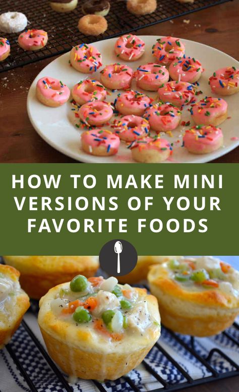 Miniature Party Ideas, Miniature Themed Birthday Party, Tiny Foods Party, Miniature Party Food Ideas, Mini Tea Party Food, Tiny Food Recipes, Food Truck Appetizers, Tiny Baking Recipes, Mini Dinner Ideas