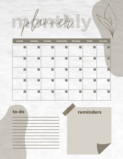 Journal Book Design, Planners 2024, Daily Planner Covers, Calendar To Do List, Weekly Planner Printable Templates, Day Planner Template, Calendar Themes, Etsy Planner, Monthly Planner Template