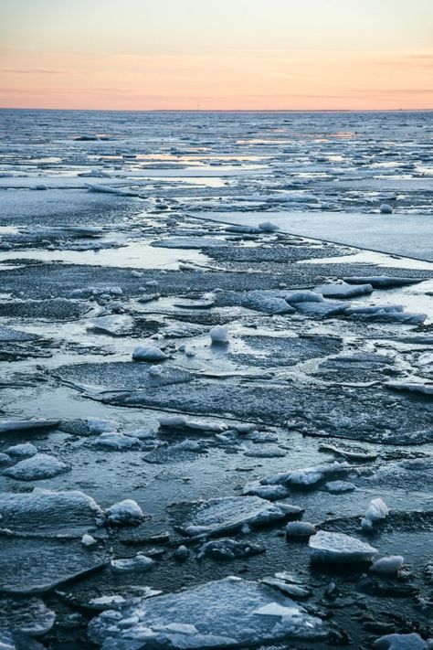 Ice Melting Aesthetic, Freeze Ray, January Mood, Ice Landscape, Icy Lake, Oulu Finland, Ice Aesthetic, Icewind Dale, Sam Cannon