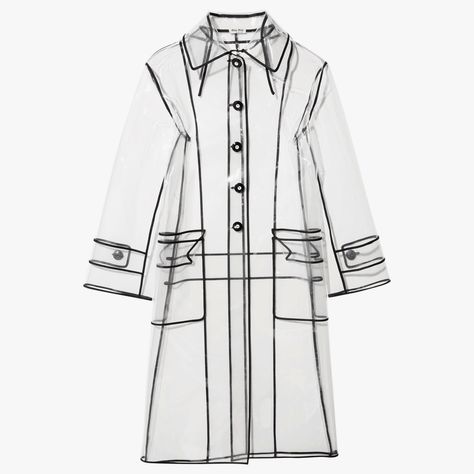 Miu Miu Coat, Clear Raincoat, White Trench Coat, Green Raincoat, Textured Coat, North Face Rain Jacket, Yellow Raincoat, Coat White, Coat Outfit