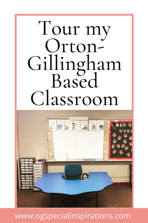 Orten Gillingham Kindergarten, Orton Gillingham Sight Words, Orton Gillingham Classroom Decor, Orton Gillingham For Middle School, Orrin Gillingham Kindergarten, Orton Gillingham 2nd Grade, Orrin Gillingham Organization, Sipps Reading Intervention Organization, Resource Specialist Classroom