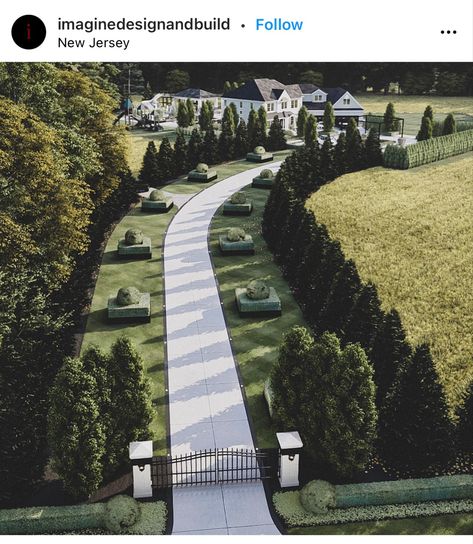 Luxury Driveway, Driveway Entrance Landscaping, Flowers Farm, Arsitektur Art Deco, Topanga Canyon, Driveway Design, Driveway Landscaping, Dream Life House, Woodland Hills