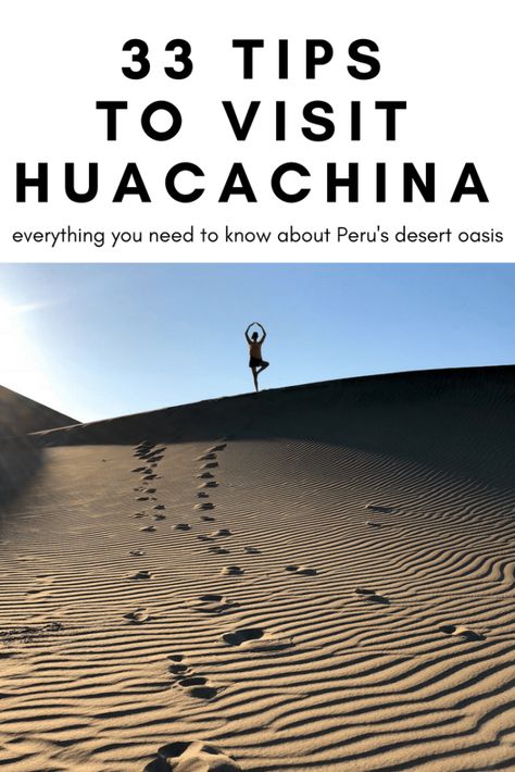 Peru Desert, Huacachina Peru, Trip To Peru, Machu Picchu Peru, Central America Travel, Desert Oasis, Peru Travel, Make Memories, South America Travel