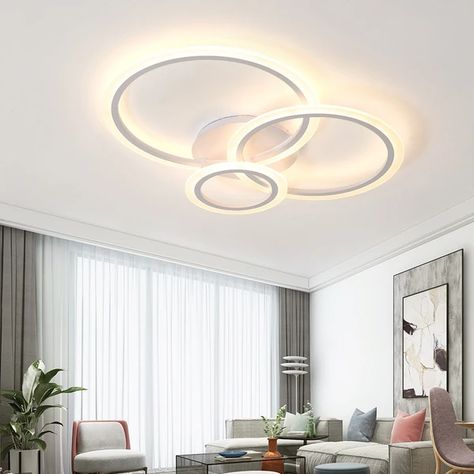 Ceiling Lights – Lights of Scandinavia Nordic Lamp, Light Ring, Bedroom Ceiling, Led Ceiling Lamp, Chrome Colour, Modern Ceiling Light, Led Ceiling Lights, Modern Spaces, Living Room Lighting