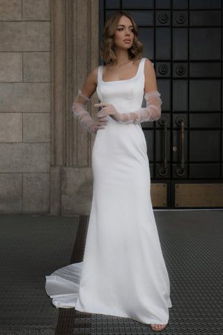 Winter Wedding Dresses 2023/2024 | Designer Wedding Gowns – Page 2 – Olivia Bottega Bride Slip Dress, Silk Wedding Gown Classy, Scoop Neck Satin Wedding Dress, Heavy Satin Wedding Dress, Simple Wedding Dress Big Bust, Wedding Dress Pearl Detail, Square Cut Wedding Dress, Silk Square Neck Wedding Dress, Flamboyant Natural Wedding Dress