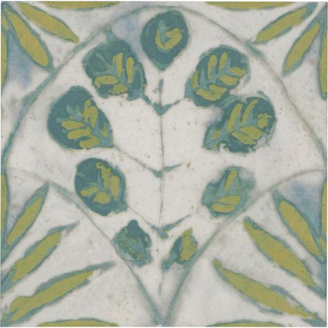 Annie Selke Botanical Porcelain Wall and Floor Tile - 6 x 6 in. - The Tile Shop Green Tile Countertop, Whole Wall Tile Kitchen, Blue And Green Backsplash Kitchen, Vintage Inspired Backsplash, Stone Tiled Bathrooms, Handmade Ceramic Tiles Kitchen, Fun Bathroom Tile Floor, Moroccan Tile Kitchen Backsplash, Boho Kitchen Tile Backsplash