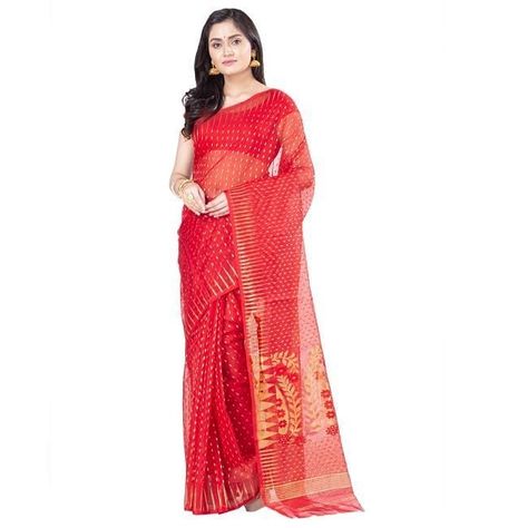 0 Likes, 0 Comments - Misha_saree_and_more (@misha_saree_and_more) on Instagram: “Red Jamdani saree For orders contact WhatsApp -7980858073 #saree #sarees #jamdani #cottonsaree…” Red Jamdani Saree, Dhakai Jamdani Saree, Plain Saree, Jamdani Saree, Casual Saree, Net Saree, Kanjivaram Sarees, Latest Sarees, Weave Style