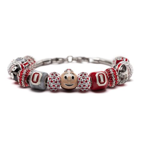 PRICES MAY VARY. Title: Ohio State Charms and Bracelets | Ohio State Brutus Buckeye Charm Bracelet | Ohio State Gifts | Officially Licensed Ohio State Jewelry | OSU Charms | Stainless Steel. Product Type: Categories > Fan Shop > Jewelry & Watches > Bracelets Ohio State Bracelet, Ohio State Jewelry, Buckeye Jewelry, Ohio State Brutus, Ohio State Gifts, Brutus Buckeye, Charm Beads, Ohio State Buckeyes, Crystal Charm