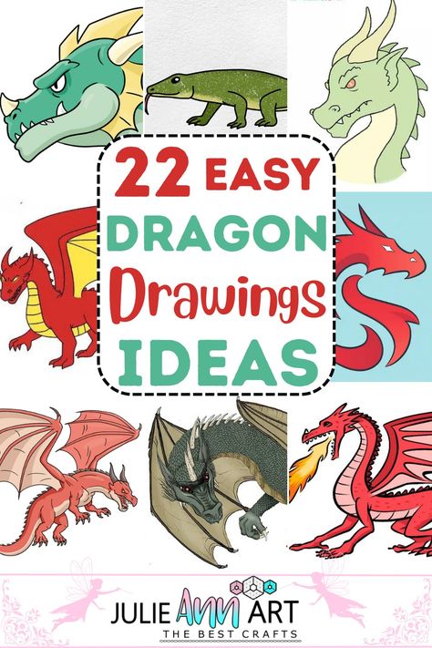 Easy Dragon Drawing Ideas How To Draw Wings Of Fire Dragons Step By Step, Drawing Dragons Easy, How To Draw A Dragon Step By Step Easy, Draw Dragon Easy, Dragon Painted Rocks, Cool Dragon Drawings Easy, How To Draw A Dragon Easy, Dragon Pictures Drawings, Drawing Dragons Sketches