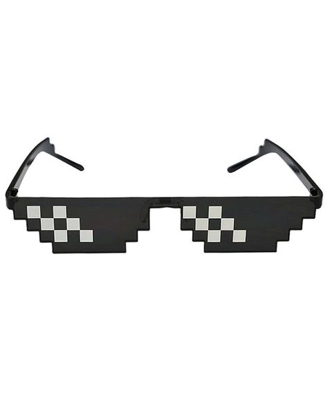 Egirl Glasses, Thug Life Sunglasses, Thug Life Meme, Geek Glasses, Geek Clothes, Group Project, Abstract Wallpaper Design, Home Clothing, Punk Rave