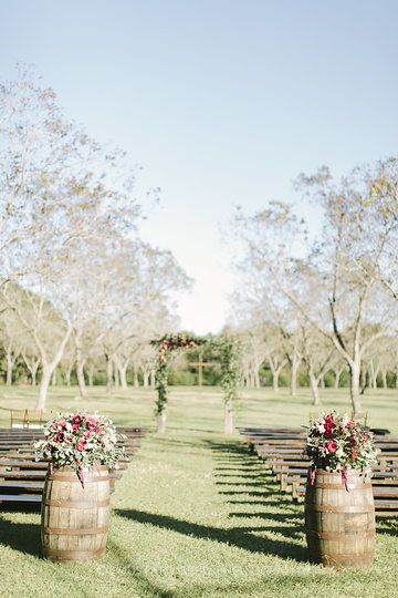 Outdoor Wedding Ceremony Open Field, Pecan Orchard Wedding, Orchard Wedding Ceremony, Orchard Wedding Ideas, Pecan Orchard, J Low, Seed Photography, 50th Wedding Anniversary Decorations, Wedding Anniversary Decorations