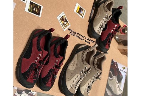 Hiking Patrol x KEEN FW23 Release Date | SNKRDUNK Magazine Keen Jasper, Jasper Rock, Keen Footwear, In The Meantime, Release Date, Leather Upper, Hiking, Magazine, Sneakers