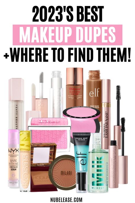 2023's Best Makeup Dupes + Where to find them online and in store! Best Target Makeup, Walmart Makeup, Best Foundation For Oily Skin, Drugstore Eyeshadow, Target Makeup, Silver Smokey Eye, Expensive Makeup, Popular Makeup, Best Drugstore Makeup