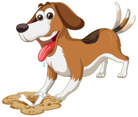 Free vector happy dog digging bones on w... | Free Vector #Freepik #freevector #dog-clip-art #dog-cartoon #cartoon-svg #dog Dog Digging, Dog Vector, Bone White, Cartoon Dog, Happy Dogs, Scooby Doo, Graphic Resources, Bones, White Background