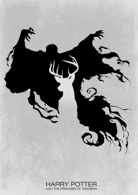 great use of positive/negative space Theme Harry Potter, The Prisoner Of Azkaban, Images Harry Potter, Prisoner Of Azkaban, Minimal Movie Posters, Movie Posters Design, Harry Potter Love, Harry Potter Obsession, Harry Potter Fan