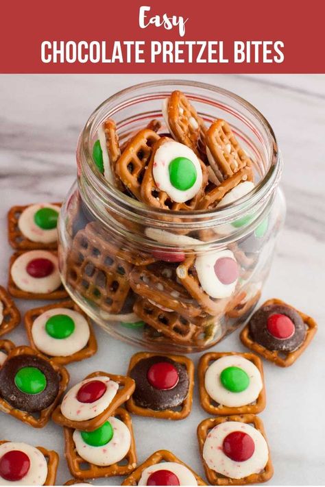 Pretzel Candy Melts, Pretzel Chocolate Bites, Salty Sweet Snacks, Pretzel Snacks, Chocolate Covered Cookies, Homemade Food Gifts, Chocolate Bites, Covered Pretzels, Chocolate Candy Melts