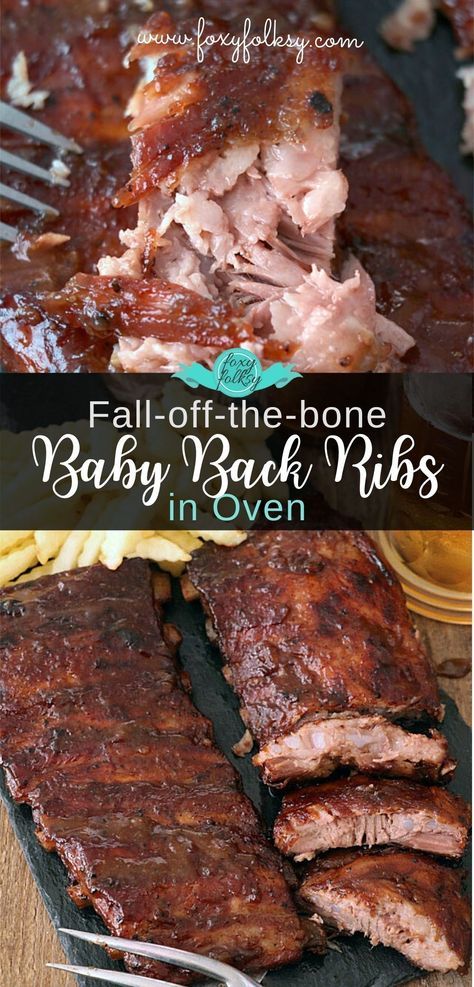 Baked Rack Of Ribs, The Best Ribs In Oven, The Best Ribs Ever, How To Tenderize Pork Ribs, Back Ribs On The Bbq, Fast Ribs In The Oven, Rib Oven Recipe, Baby Back Ribs Marinade Recipes, Slow Cooking Ribs In Oven