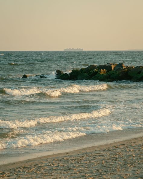 Waves at Rockaway Beach, Queens, New York Rockaway Beach, Rail Transport, Queens New York, Hotel Motel, Posters Framed, Image House, Beach Waves, City Skyline, Framed Wall