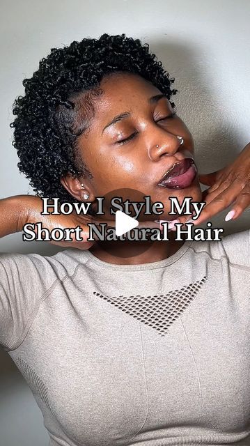 @arriisbad on Instagram: "Style my short natural hair with me. The definition �🔥🔥 @auntjackiescurlsandcoils  - - - - - - - #shorthairstyles #shortnaturalhair #curlyhairtutorial #curlyhairstyles #naturalhair #naturalhairstyles #bigchop #twa #blackgirlhairstyles #fypシ #explore" 4 C Natural Hair Styles Short, Short 4 C Hair, Short Curly 4c Hair Black Women, How To Style Short Natural Curly Hair Black Women, Style Twa Hairstyles, Curly Short Natural Hair, Short Haircut Natural Hair Black Women, Coils On Natural Hair Shorts, Twa Wash And Go 4c Hair