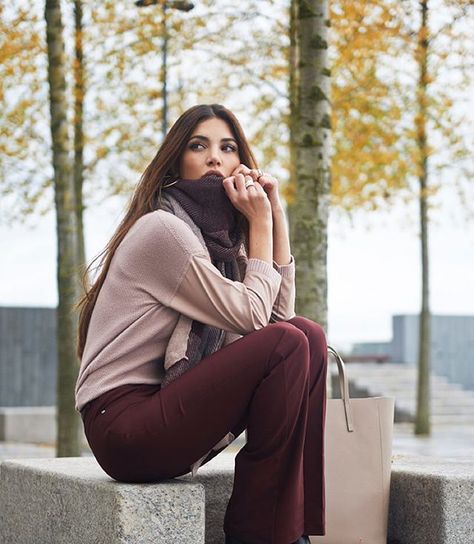 Negin Mirsalehi, Color Combinations For Clothes, Autumn Inspiration, Fall Looks, Fashion Colours, Outfit Details, Dusty Pink, Color Combos, Autumn Winter Fashion