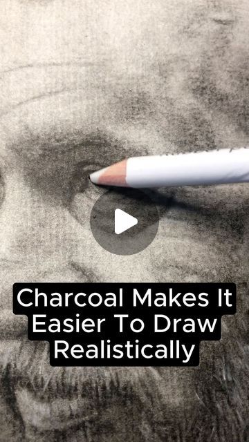 Sam Firth on Instagram: "How Charcoal Makes It Easy To Draw Realistically  #howtodraw #charcoaldrawing #portraitdrawing #realisticdrawing #charcoalportrait" Charcoal Pencil Art Easy, Charcoal Drawings Easy, Charcoal Portrait Realistic, Charcoal Drawing Ideas For Beginners, Simple Charcoal Drawing, Crosshatching Drawing, White Charcoal Drawing, Easy Charcoal Drawings, Charcoal Drawing Tutorial