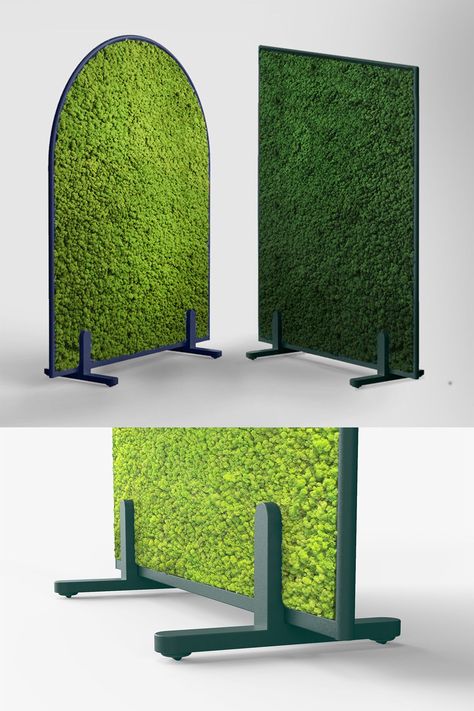 Acoustic Room, Sustainable Office, Office Dividers, Vertical Garden Wall, Green Office, Event Room, Acoustic Design, Preserved Moss, Green Earth