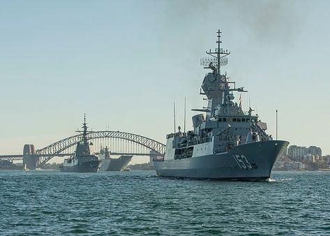 Australian Navy sends six warships into the Pacific | Daily Mail Online Australian Navy, Las Vegas Airport, Royal Canadian Navy, Training Activities, Australian Defence Force, Royal Australian Navy, Australia Country, Sydney Harbour, Las Vegas Hotels