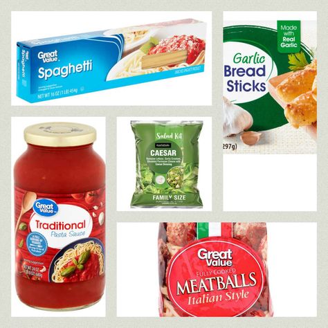 8 Budget-Friendly Weeknight Meal Ideas With Walmart Groceries | Delishably Walmart Dinner Ideas, Walmart Meals, 10 Dollar Dinners, Walmart Recipes, Cheap Meal Plans, Cheap Family Meals, Easy Cheap Dinners, Dinner On A Budget, Inexpensive Meals