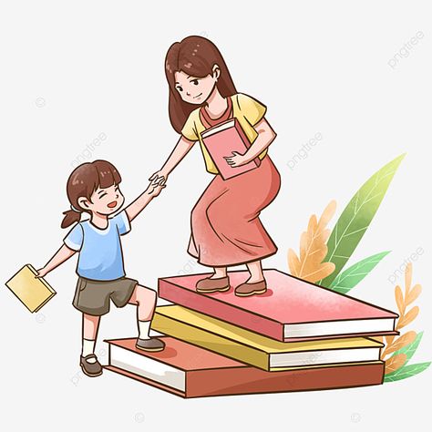 Student Learning Cartoon, Teacher With Students Cartoon, Best Teacher Drawing, How To Draw Teacher, Student And Teacher Cartoon, Cute Teacher Drawing, Teacher Images Teaching, Teachers Day Art Drawing, School Related Drawings