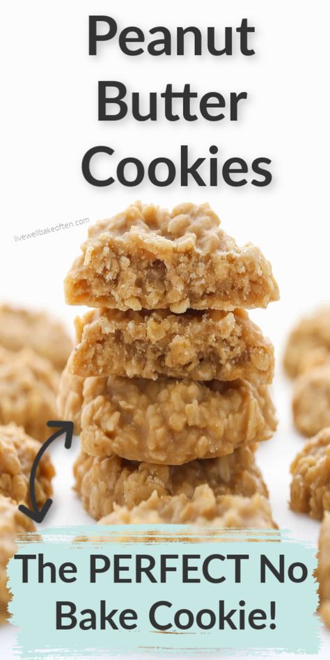 No Bake Cookies Peanut Butter, No Bake Cookie Recipe, Nobake Dessert, Best No Bake Cookies, Oatmeal No Bake Cookies, Easy No Bake Cookies, No Bake Cookie, Chocolate No Bake Cookies, Peanut Butter No Bake