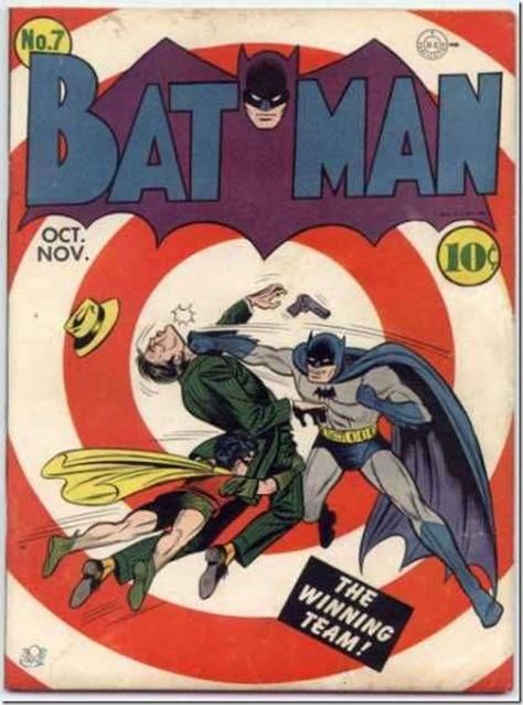 #Fangeek Batman Comic Book Cover, Batman Comic Cover, Bob Kane, Batman Comic Books, Golden Age Comics, Classic Comic Books, Gay Comics, Bd Comics, Batman And Robin