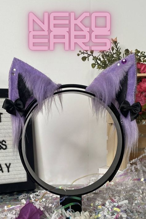 Catnap Cosplay, Ears Cosplay, Mini Pastel, Cute Animal Quotes, Cat Cosplay, Purple Cat, Pastel Purple, Really Cute Outfits, Cat Nap