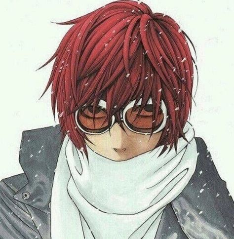 Takeshi Obata, Single Pfp, Tsugumi Ohba, Icon Pfp, Red Hair, Red, Hair, Anime