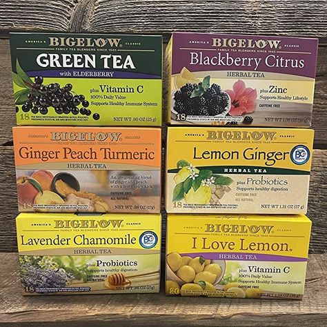 healthyliving healthy tea teadrink healthydrink healthylifestyle Bigelow Tea, Caffeine Free Tea, Ginger Peach, Tea Varieties, Herbal Infusion, Free Tea, Immune Support, Caffeine Free, Tea Bags