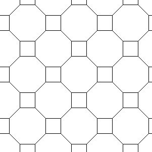 Shapes that tessellate Tessellation Patterns, Impossible Shapes, Octagon Pattern, Paint Software, Geometric Pattern Art, Geometric Quilt, Quilting Templates, Photo Collages, Geometry Pattern