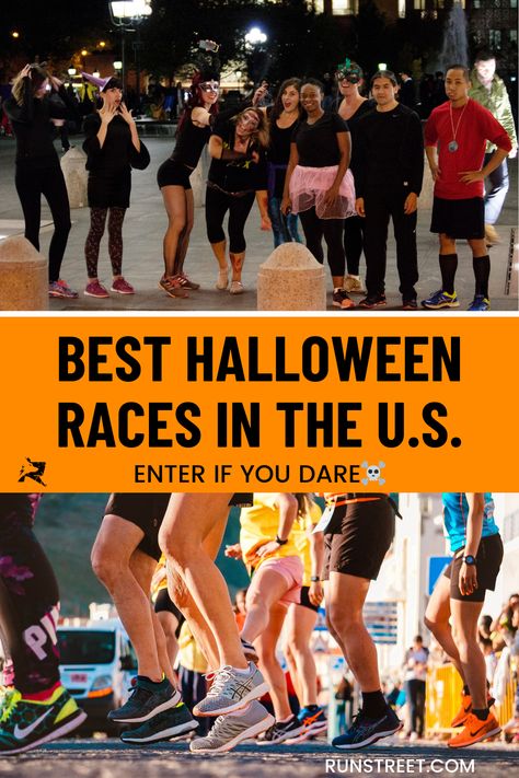 Halloween-races Halloween Costumes Running, Halloween 5k, Halloween Running Costumes, Halloween Run, Best Running Gear, Michael Myers Shirt, Kids Races, 5k Race, Running Race