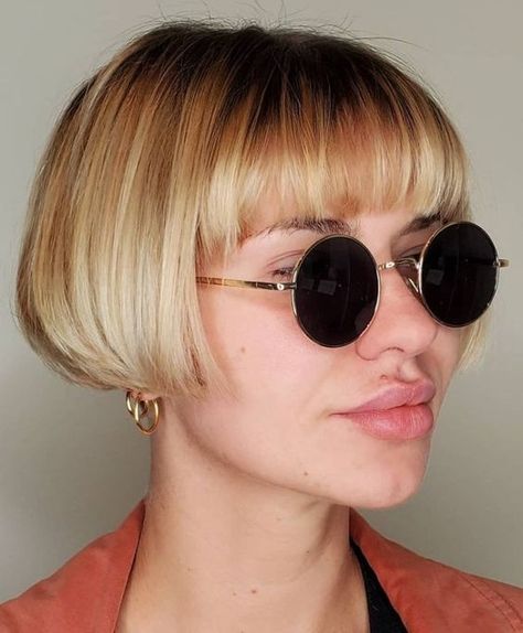 Very Short French Bob, French Bob With Fringe, Really Short Bob, Hairstyle Ideas For Short Hair, Short Hair Fringe, Edgy Short Haircuts, Short Bobs With Bangs, Haircut Inspo, Short French