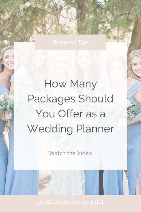 How Many Packages Should You Offer as a Wedding Planner Wedding Planner Templates, Wedding Planner Packages, Wedding Planner Career, Diy Wedding Planner, Wedding Planning Binder, Free Wedding Planner, Wedding Planner Business, Wedding Organizer Planner, Wedding Planner Binder